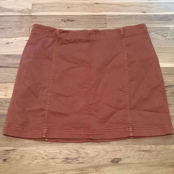 Wild Fable Burnt Orange Mini Skirt Women’s 16 - Picture 2 of 10